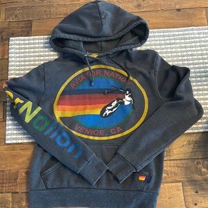 Aviator Nation Gray Hoodie XS VGUC